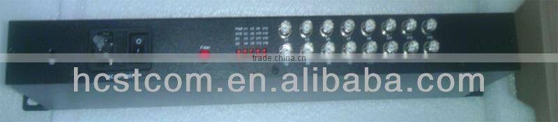 16-ch digital video/audio/data fiber optical transmitter