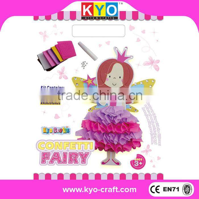 Beautiful colorful handmade recycling crafts for kids