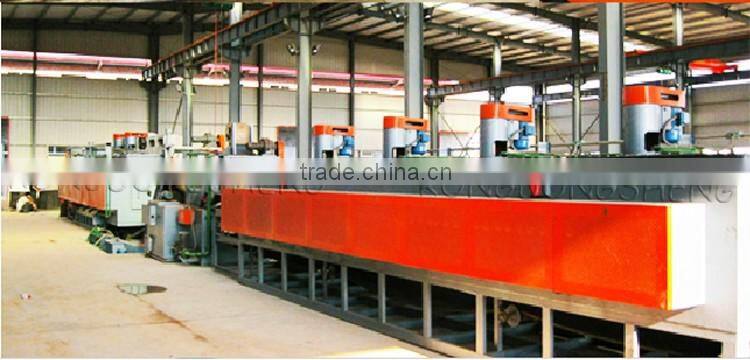 Continuous conveyor belt electric metal heat treatment tempering furnace