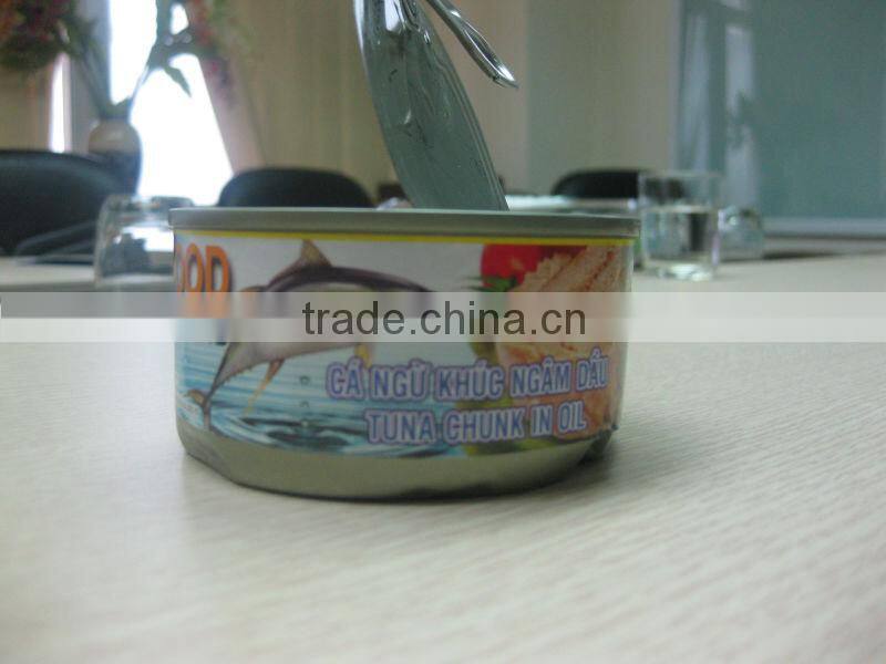 Tuna Chuck in oil FMCG products