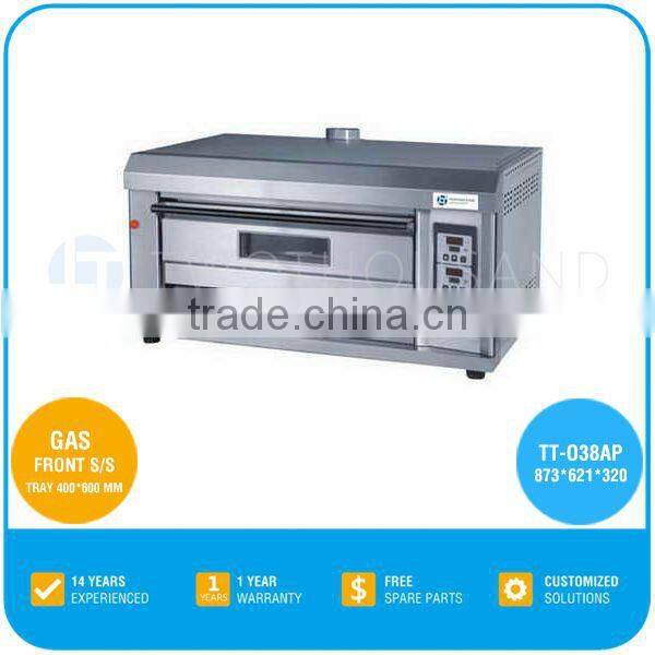 Electric Oven for Pizza - 1 Deck, Front S/S, 400 'C, TT-O39AP