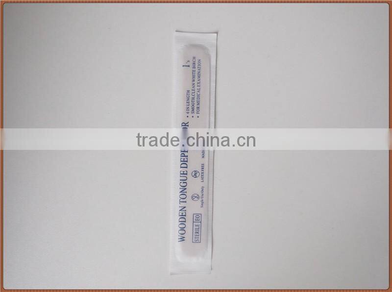 Dipsosable Wooden Spatula for Medical Oral Examination