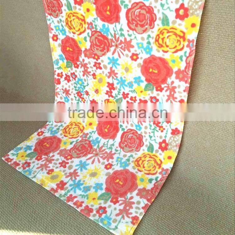 Kitchen towel reactive printed wholesale cotton tea towel fabric