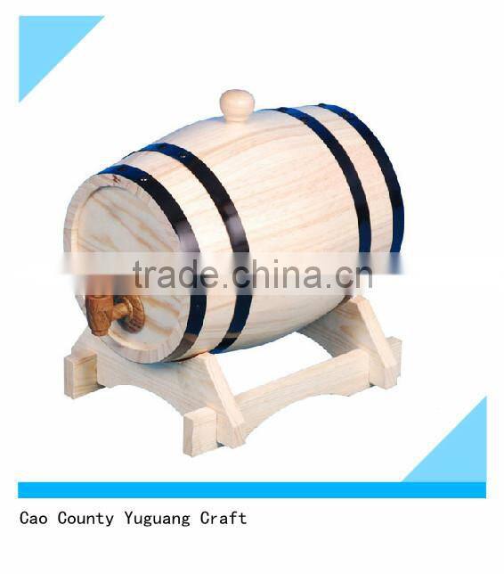 hot sell high quality wooden wine barrel with inner bag