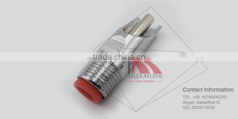 pig water nipple in silver 64*22 mm