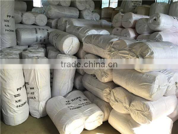 Cheapest PP Polypropylene Warning Rope For Sale White With Red And Blue Tracer