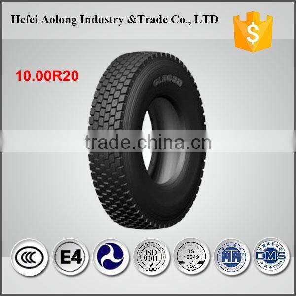 GL268D good quality 10.00-20/1000-20 Radial Truck Tires
