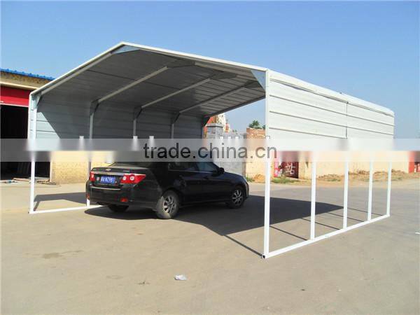 new-style metal car shelters