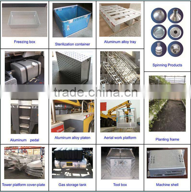 Aluminum perforated sheet box, good quality, antislip material box, kit box tool