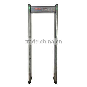 high sensitivity intelligent walkthrogh security metal detector XLD-B(LCD)