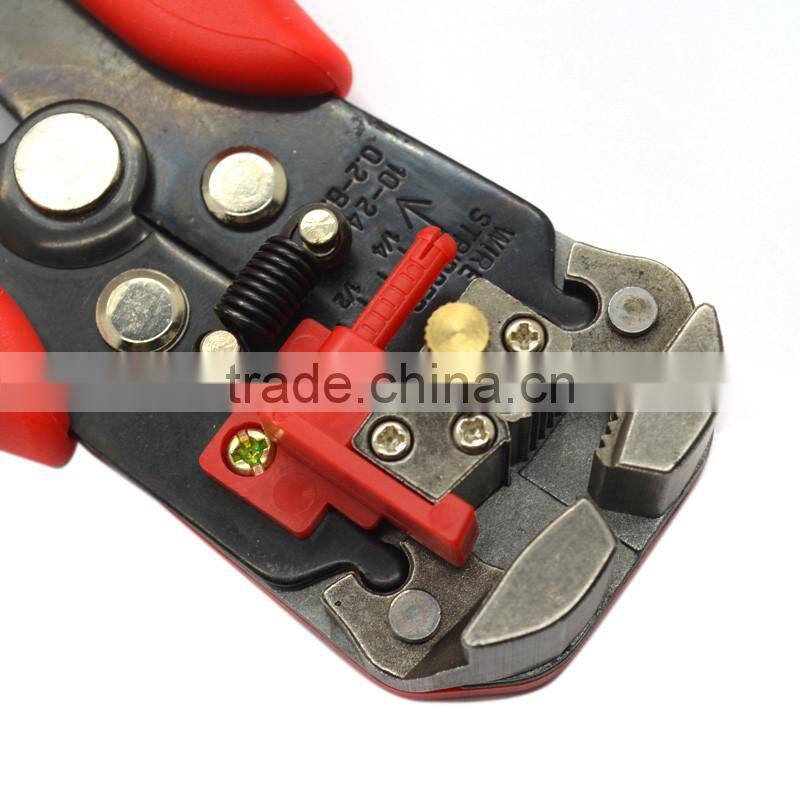 Automatic Heavy Duty Wire Stripper Cutter Crimper multi tool for all wire from 10AWG to 24AWG gauge(0.2-6.0mm)