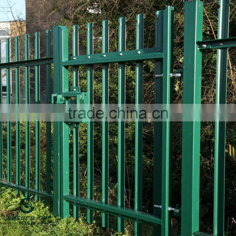 Easily assembled waterproof palisade fence for protect in stock