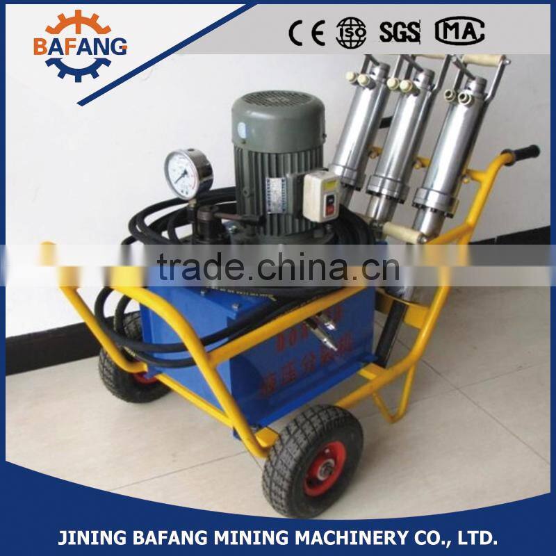 Hand Hydraulic Darda Electric Rock Stone Splitter with splitter guns for Sale
