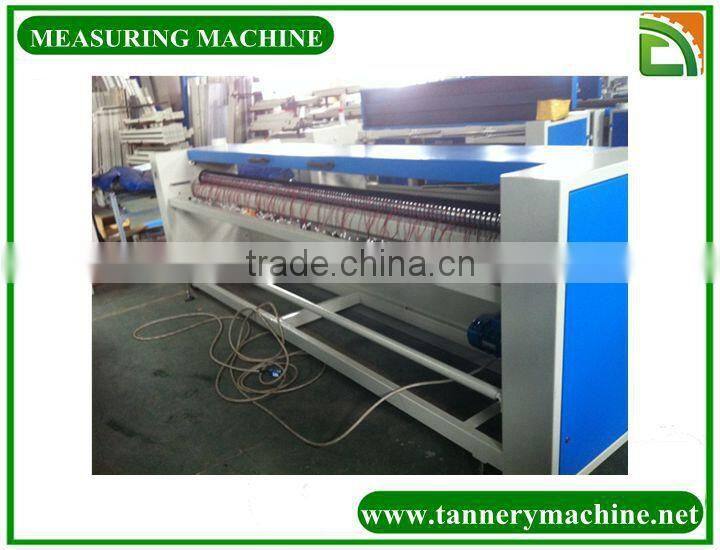 wet blue or finished dry leather stainless steel finish leather measuring machine