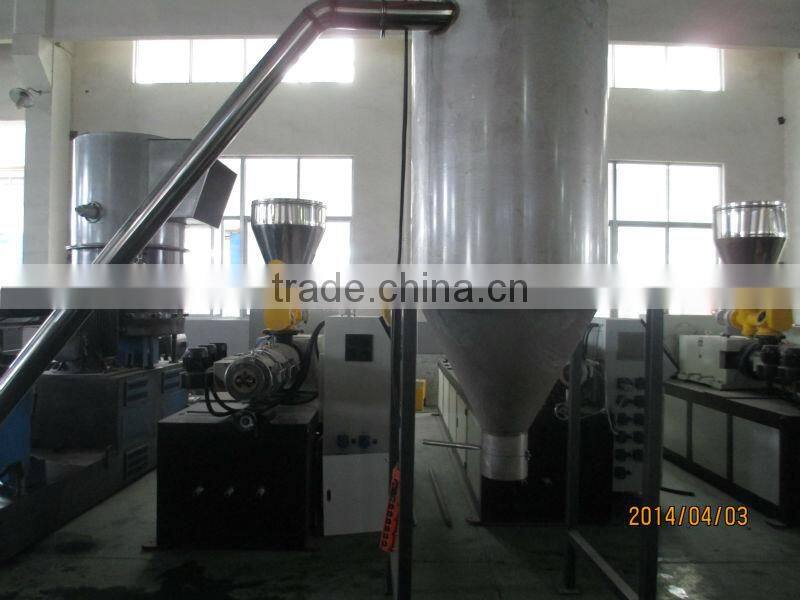 PP woven bag water-ring pelletizing machine/plastic granulator extruder