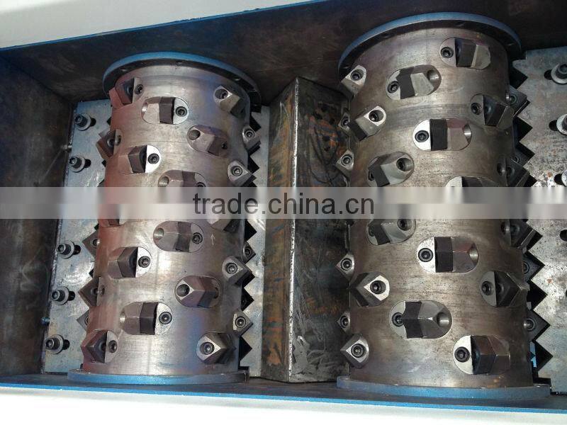 Higher capacity Jumbo bags twin shaft shredder