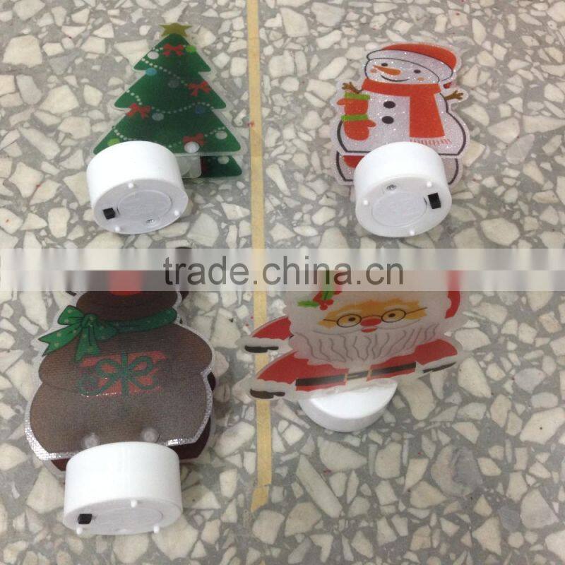 Christmas Glitter Battery Powered LED Tea Lights flameless Flickering 2 Pack flicking led gliter tealight candles