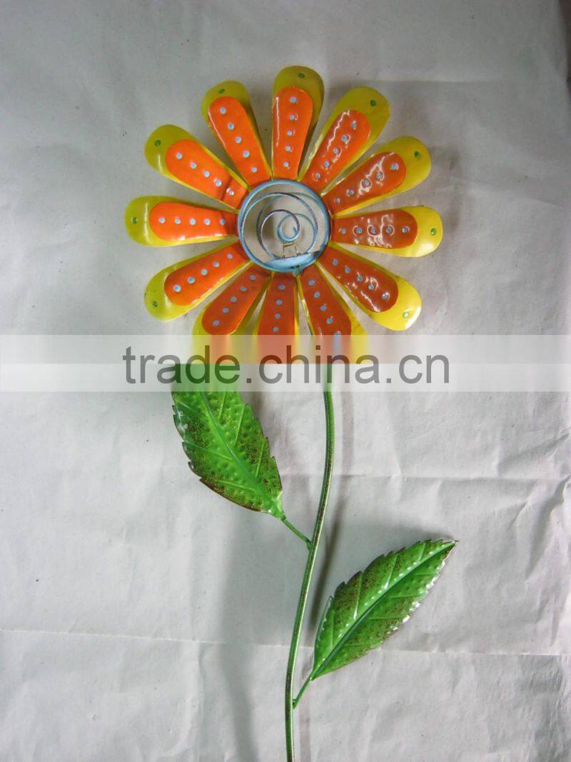 garden decoration flower stakes decorative flower stake metal flower stake flower garden decoration stake flower pick