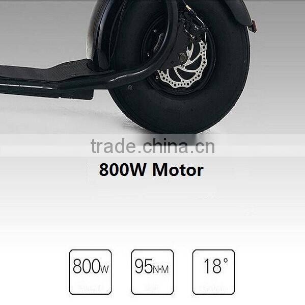 2016 Newest two wheeler 800w electric scooter