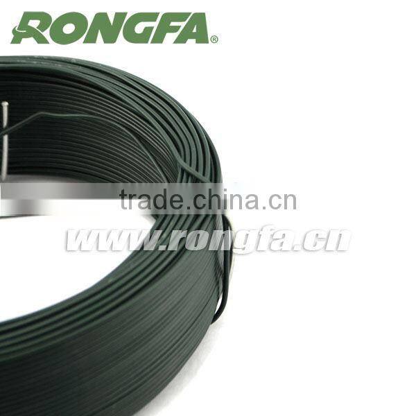 15m 20m 30m Green Plastic Coated Garden Round Iron Wire