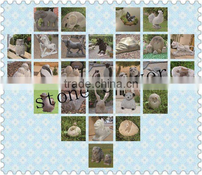 Park Stone Horse Carving