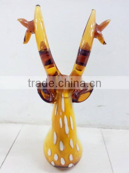 musk deer sculpture wedding decoration; artificial deer head for christmas decoration