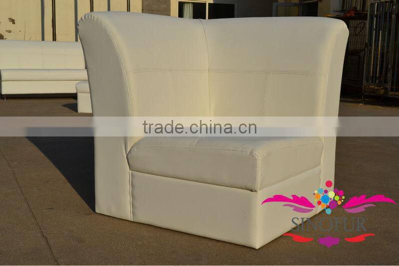 Corner sofa made from Sinofur