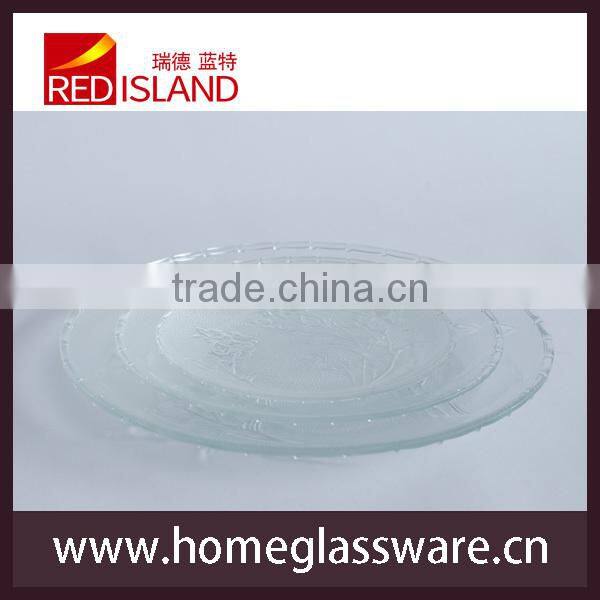 rose glass tray of dishware type for CE/EU ,SGS CERTIFICATION