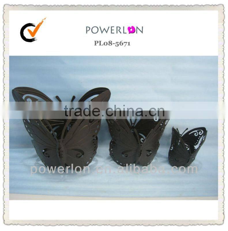 Outdoor floor standing candle holder