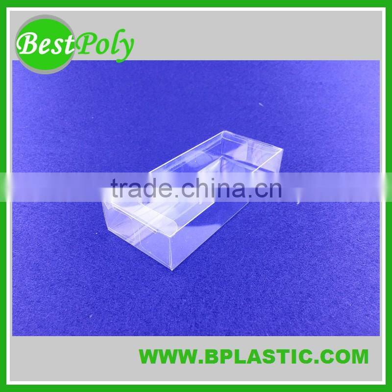 Custom made rectangle plastic PVC PET box