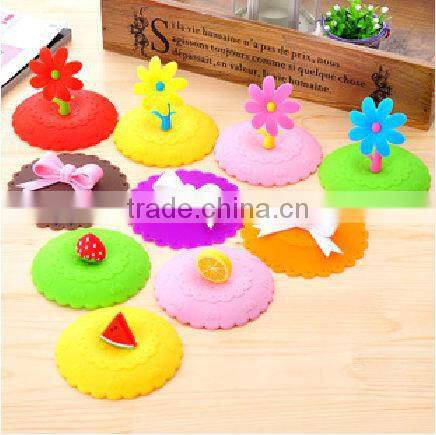NEW Varied shape Natural Silicone cup lids