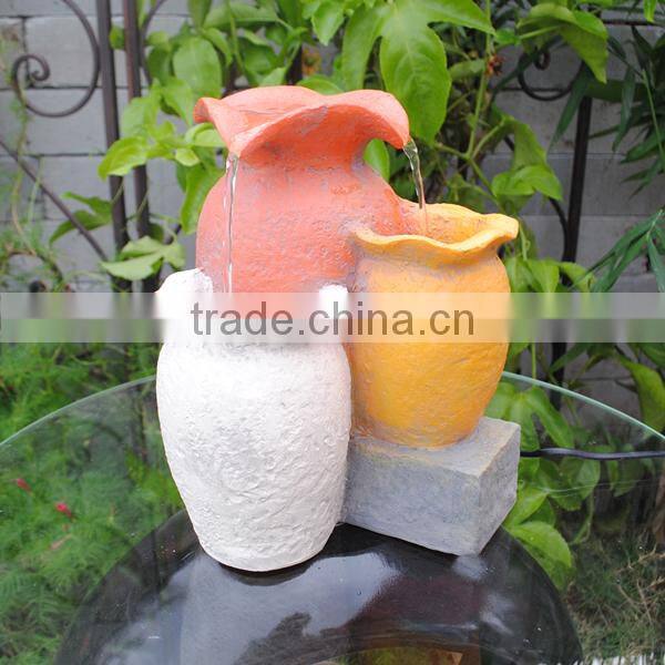 New Style Colorful Water Fountains Water Feature for Garden Decoration