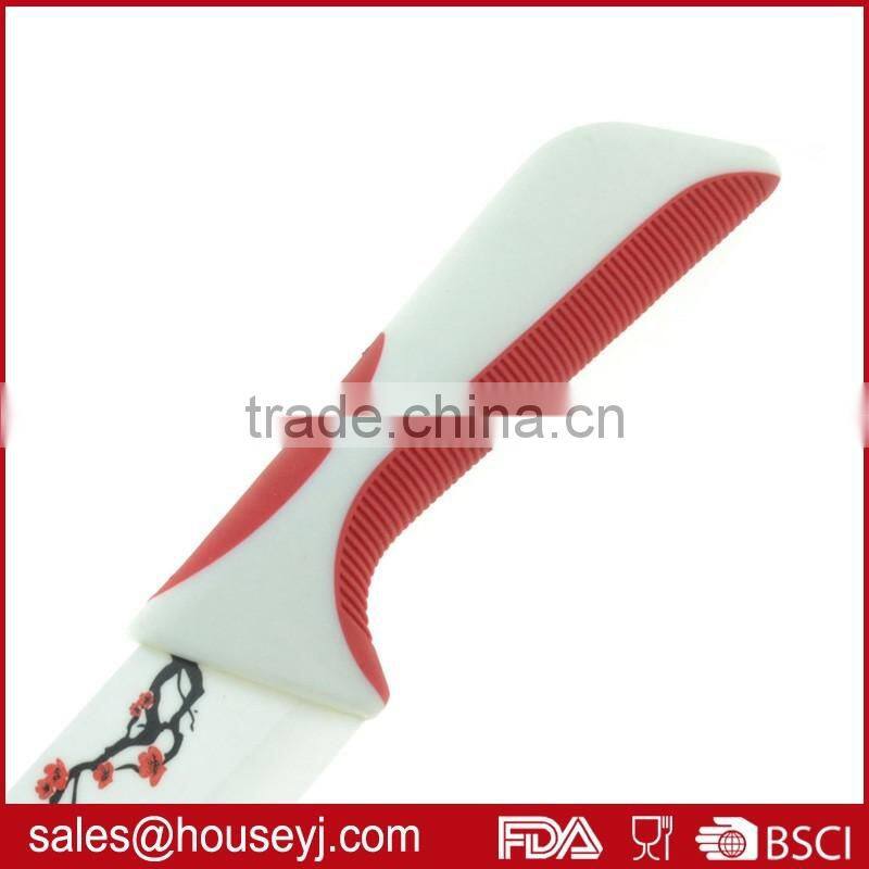 4pcs ceramic knife EVA box packing kitchen knife set printing knife