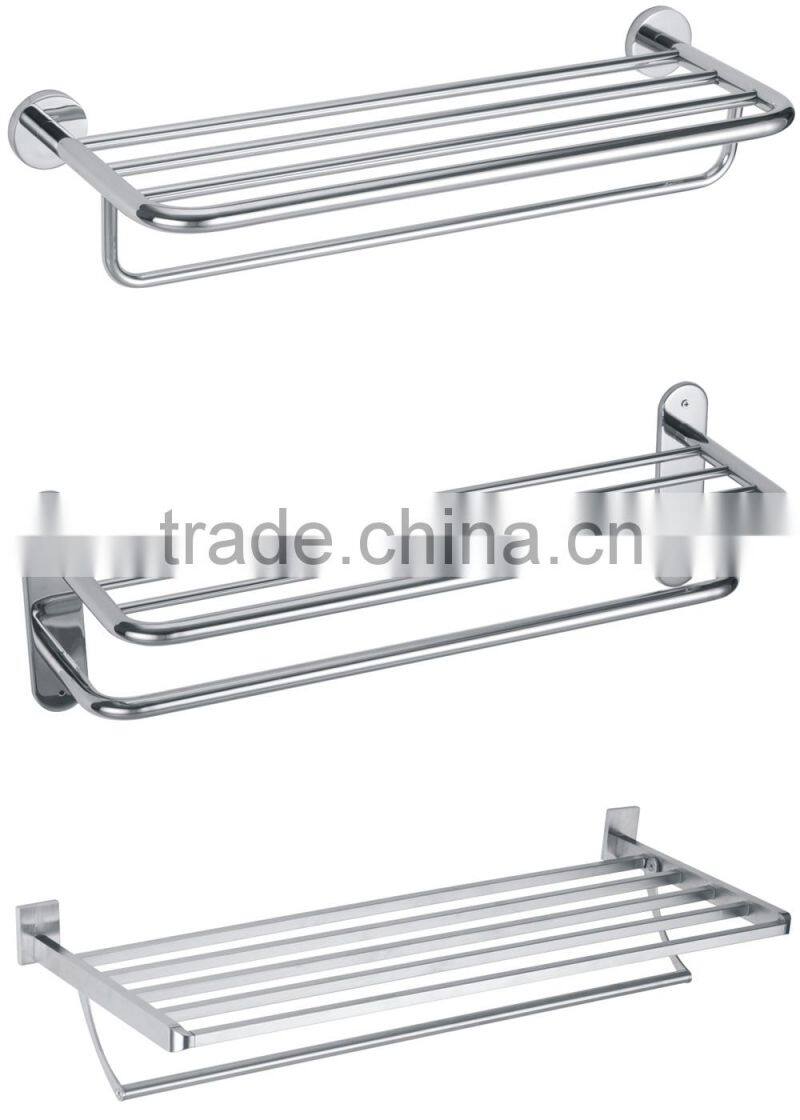 Wholesale Hotel Bathroom Accessories Wall Mount Stainless Steel Towel Rack