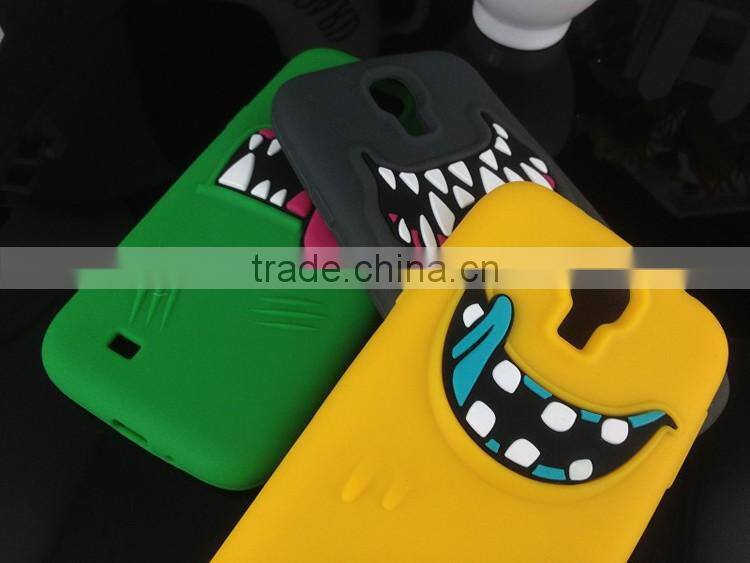 Silicone material phone shell soft cheap phone case multicolor back covers for Samsung S4