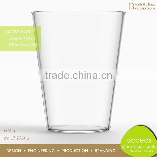 Wholesale Custom Glass Cup with No Handle