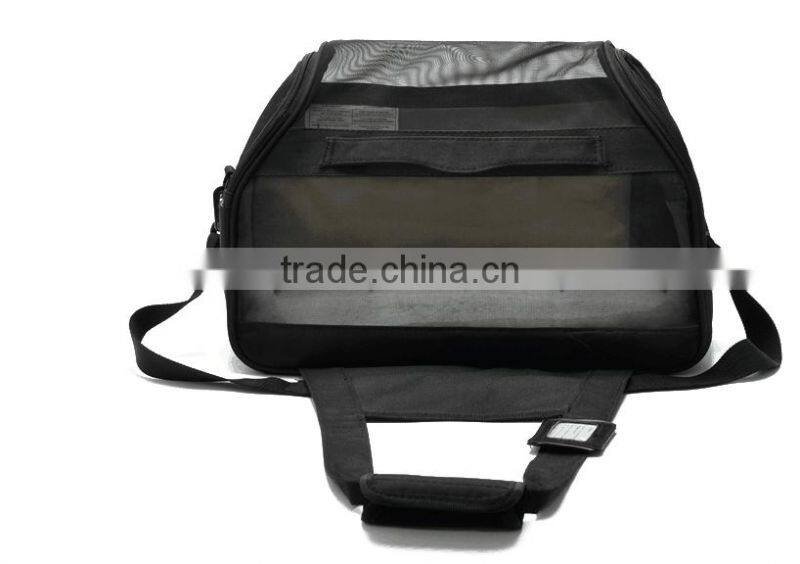 Wholesale outdoor polyester travel pet carrier bag/pet food bag /pet cage