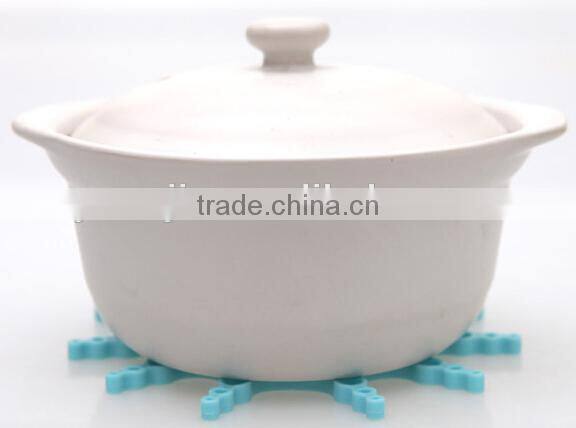 Supply creative fashion Lovely flower shaped insulation pad / cup mat