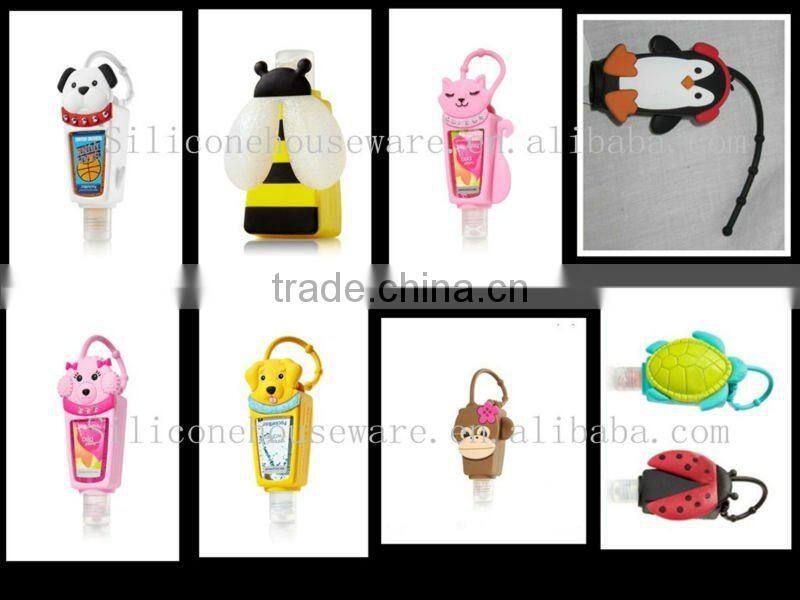 2012 Fashional Turtle Shape Silicone Hand Sanitizer Gel Holder