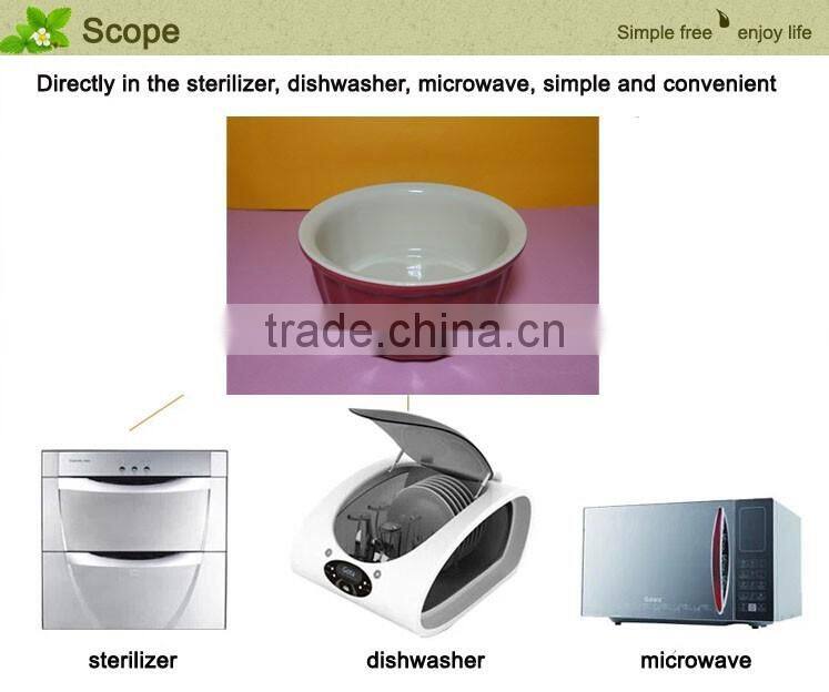 Home made cute cup shape ceramic cake mold rice cake mould