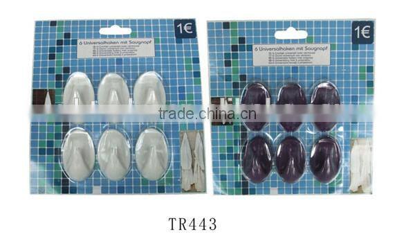 Hot selling high quality plastic suction wall hook