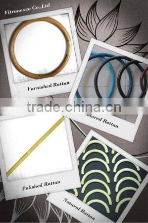 colored rattan decortion items