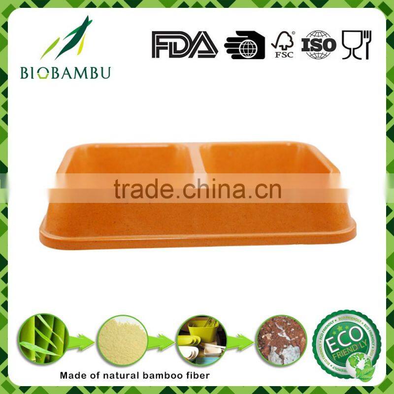 Pretty design Best selling items Food grade rice husk pet bowl/dog bowl