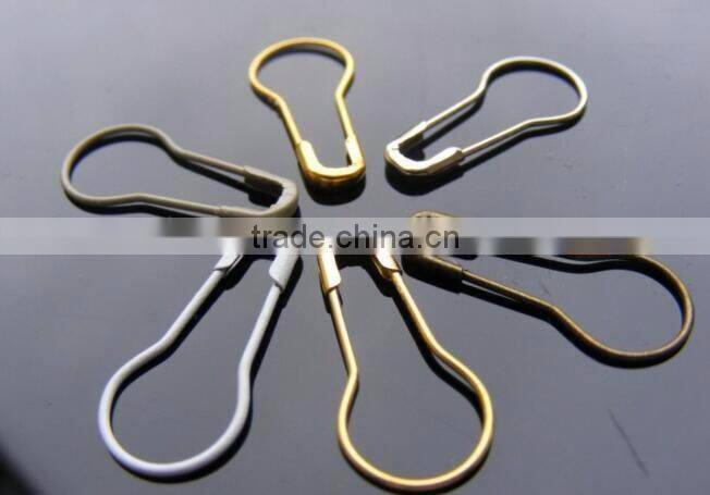pear shape safety pin for hangtag