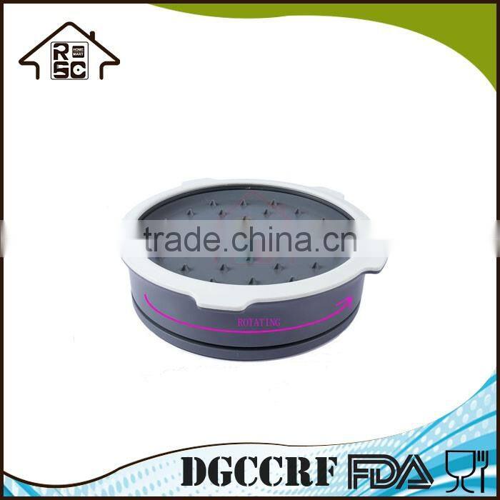 NBRSC Plastic Adjustable Safety Bagel Slicer Slicing Guide with Safety Cutting Finger Guard