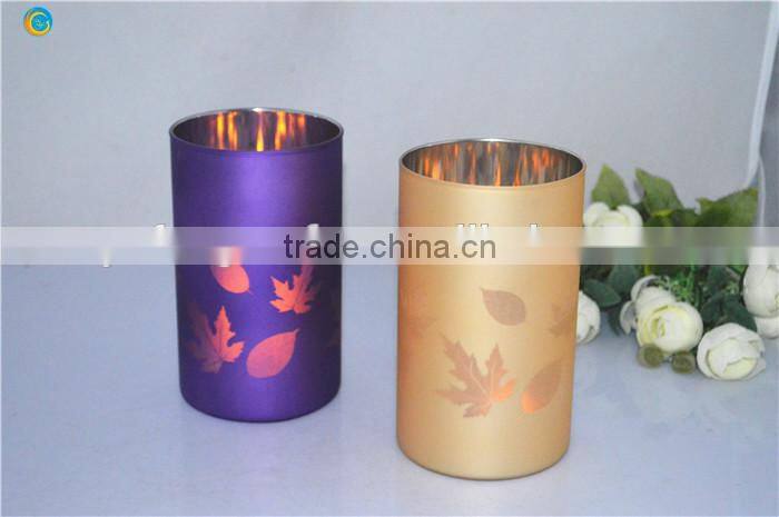 Cheap beautiful design tall glass candlesticks wholesale