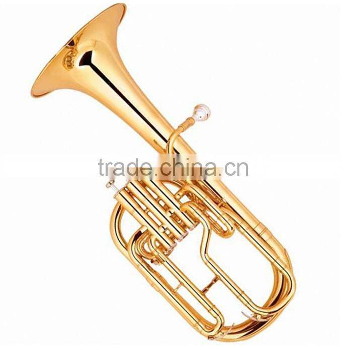 Standard model gold lacquer Eb alto horn