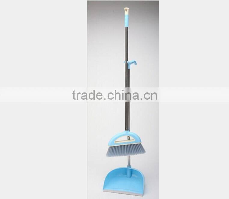 cleaning tools PET hair sweeping broom and dustpan sets