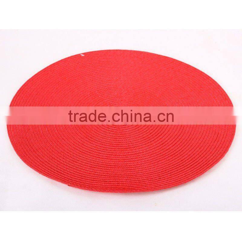 colorful placemats/round pp placemats/tablemats