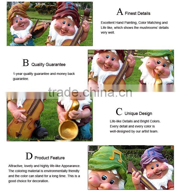 christmas garden statue decorations resin dwarf cartoon